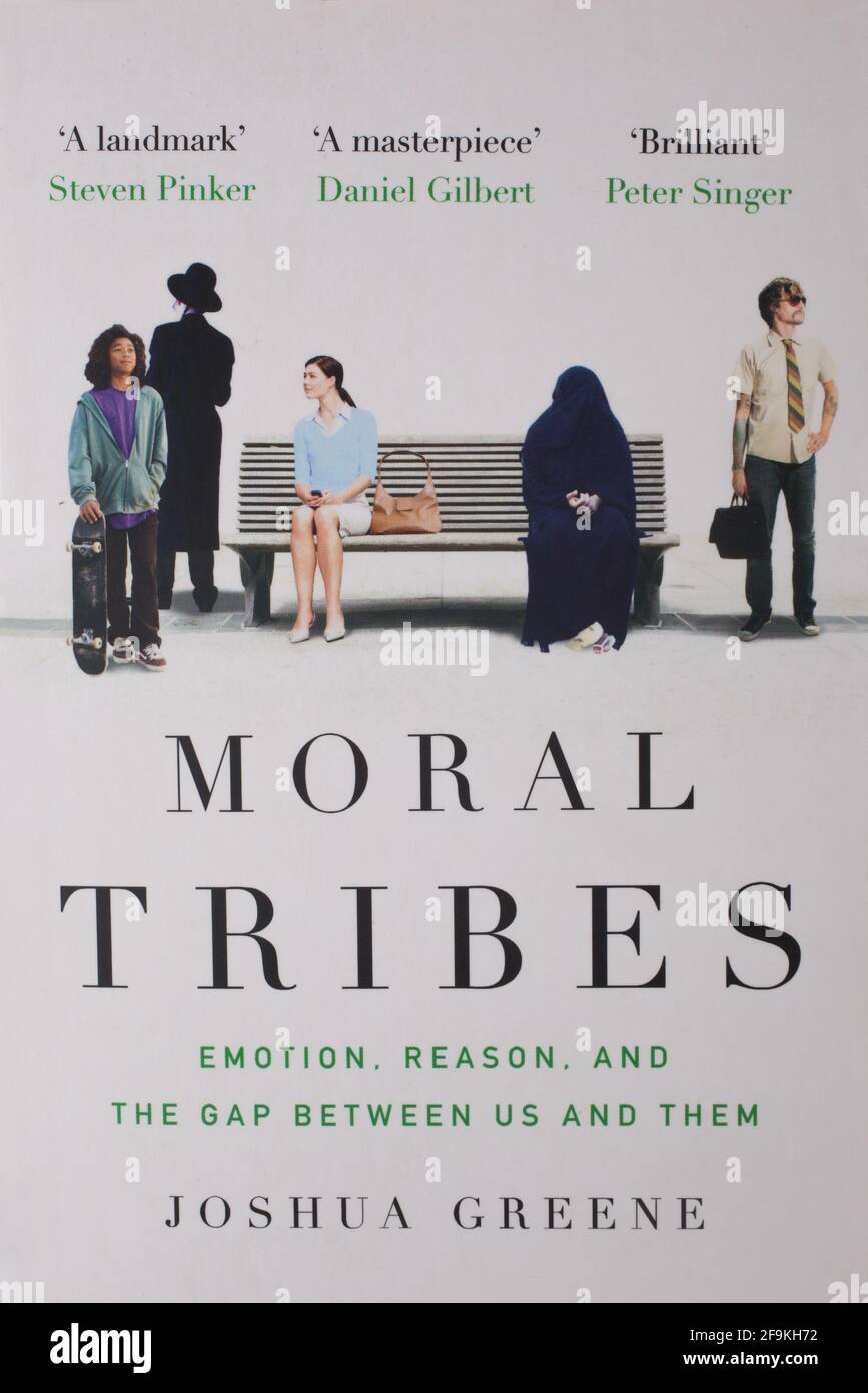 The non-fiction book, Moral Tribes by Joshua Greene Stock Photo