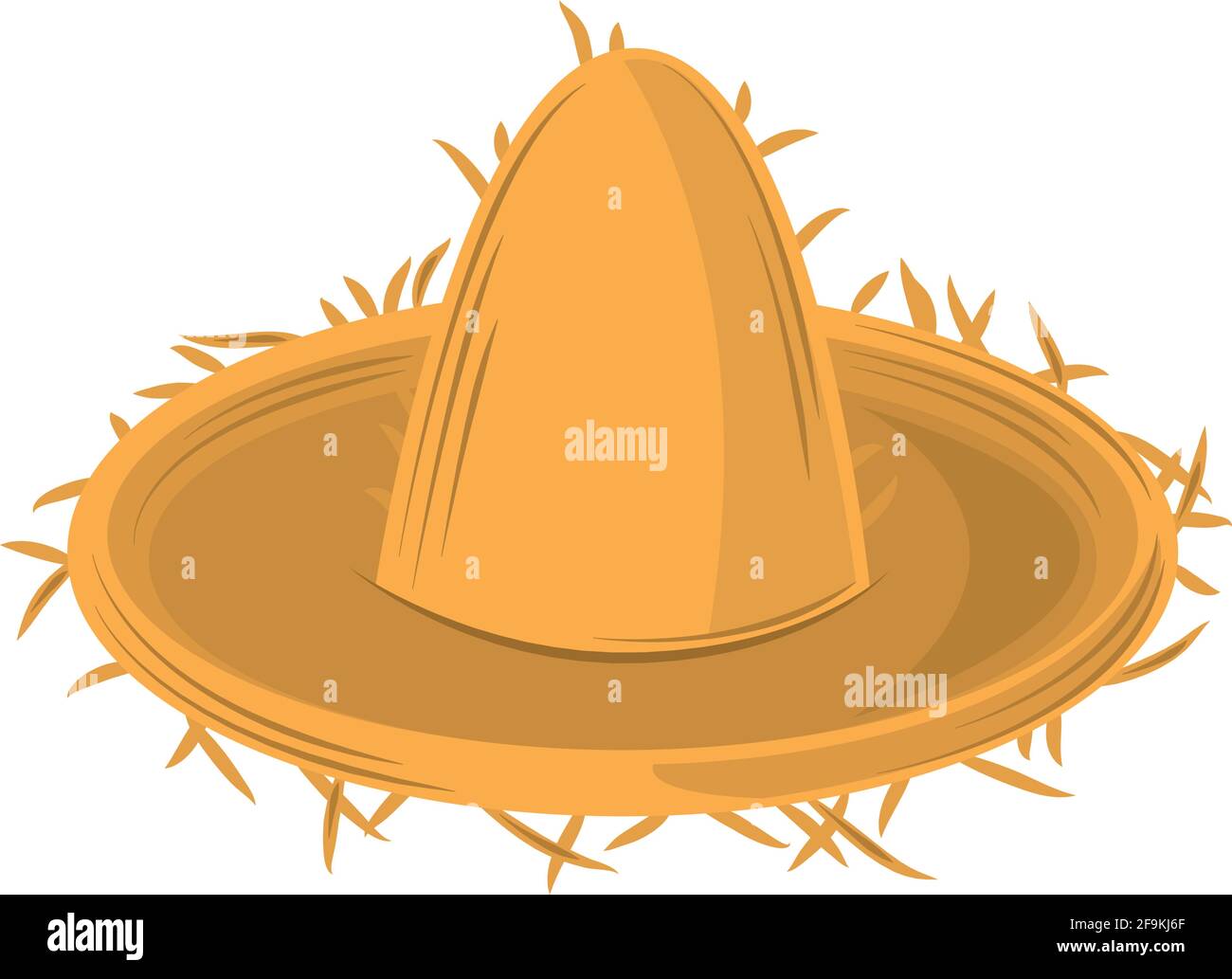 traditional straw hat isolated icon Stock Vector Image & Art Alamy