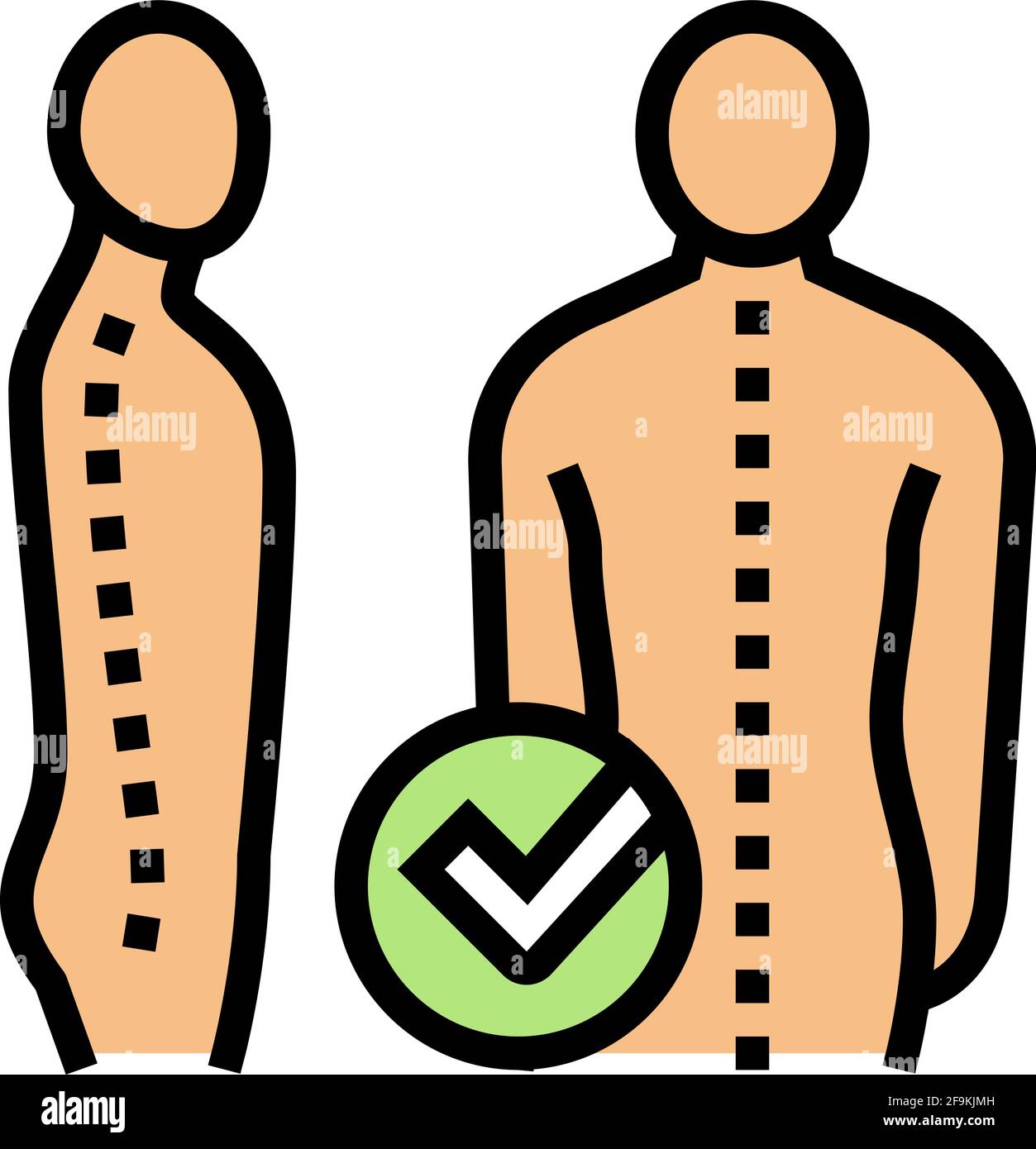 Abdominal Muscles Rgb Color Icon Posture Vector Simple Vector, Posture,  Vector, Simple PNG and Vector with Transparent Background for Free Download