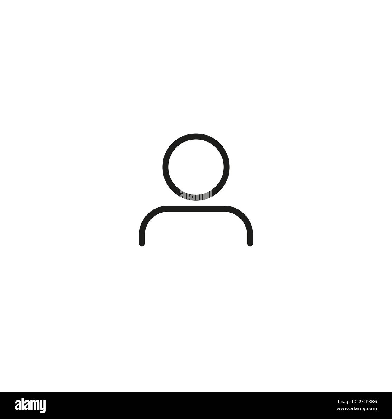 Man vector icon on white backround . Simple flat symbol Stock Vector ...
