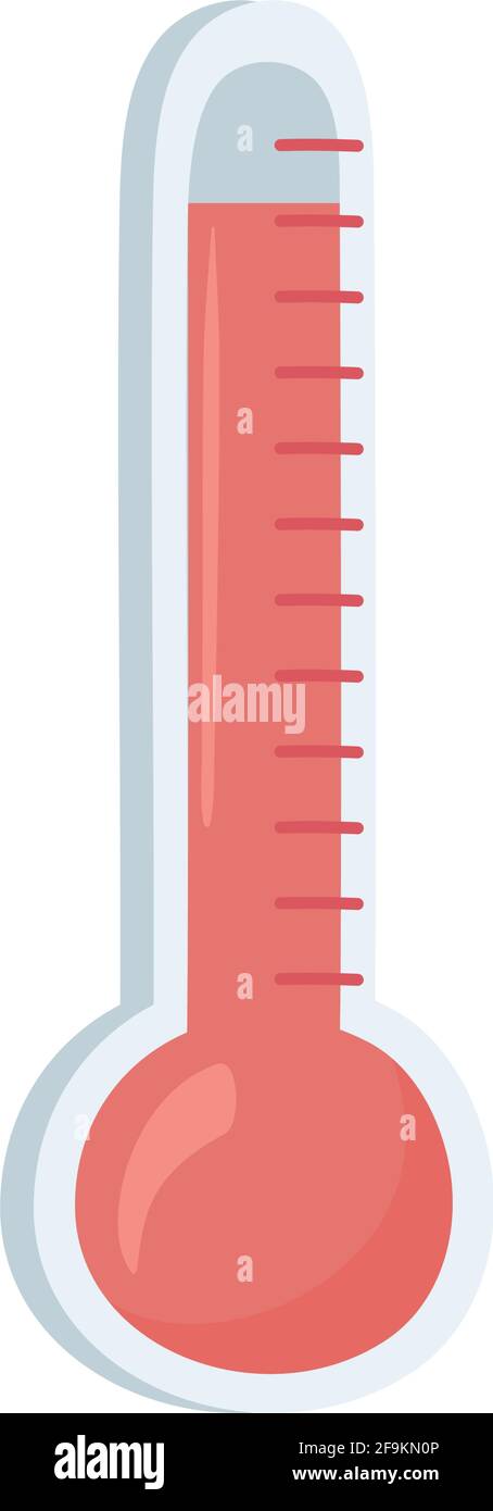 thermometer temperature weather isolated style Stock Vector Image & Art ...