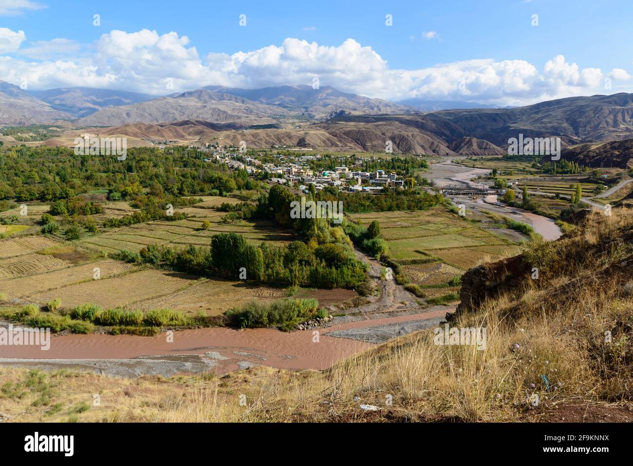 Landscape in the Central Alborz mountain range, Iran Stock Photo