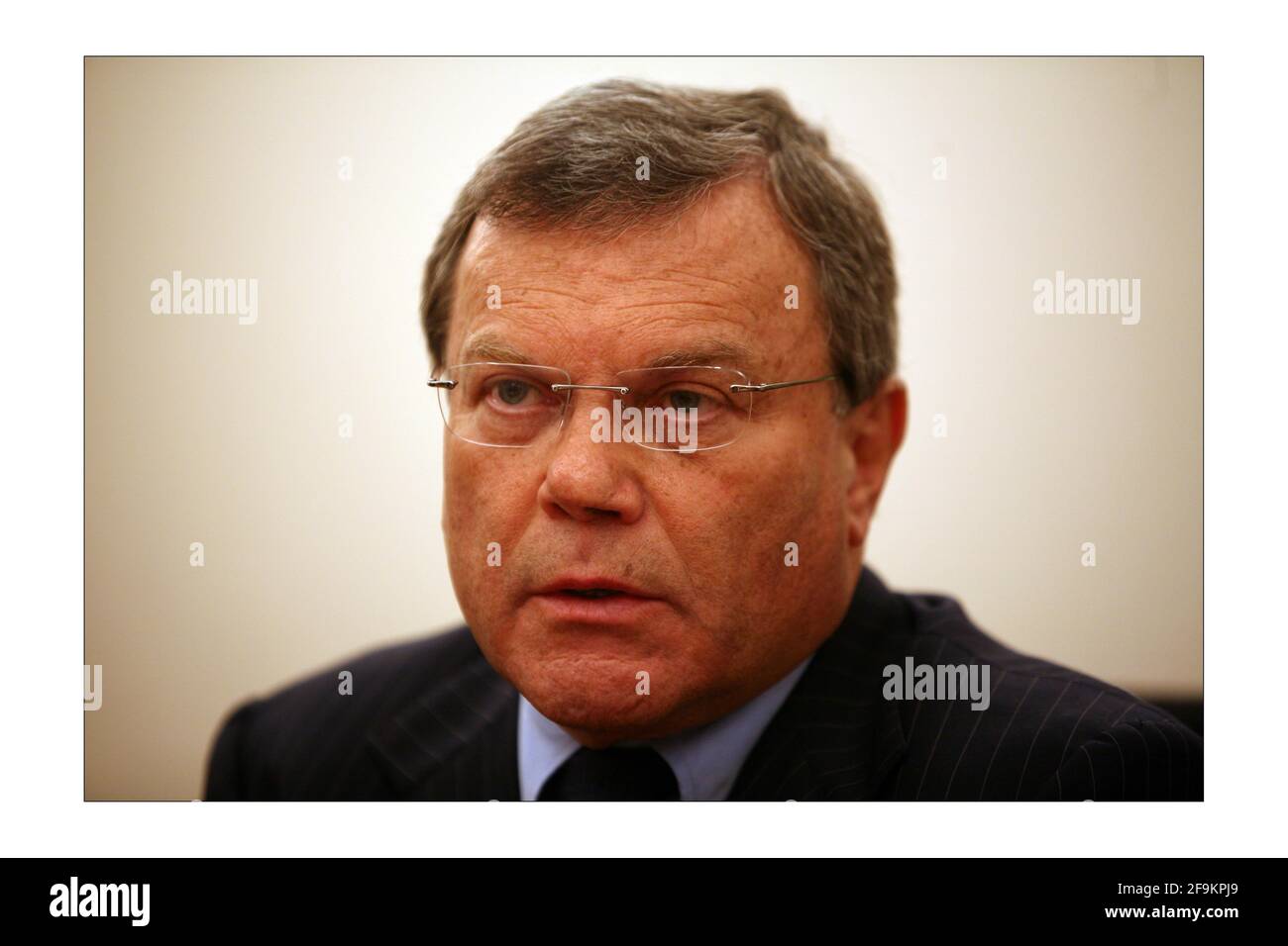 Sir Martin Sorrell, the chief executive officer of WPP Groupphotograph by David Sandison The Independent Stock Photo