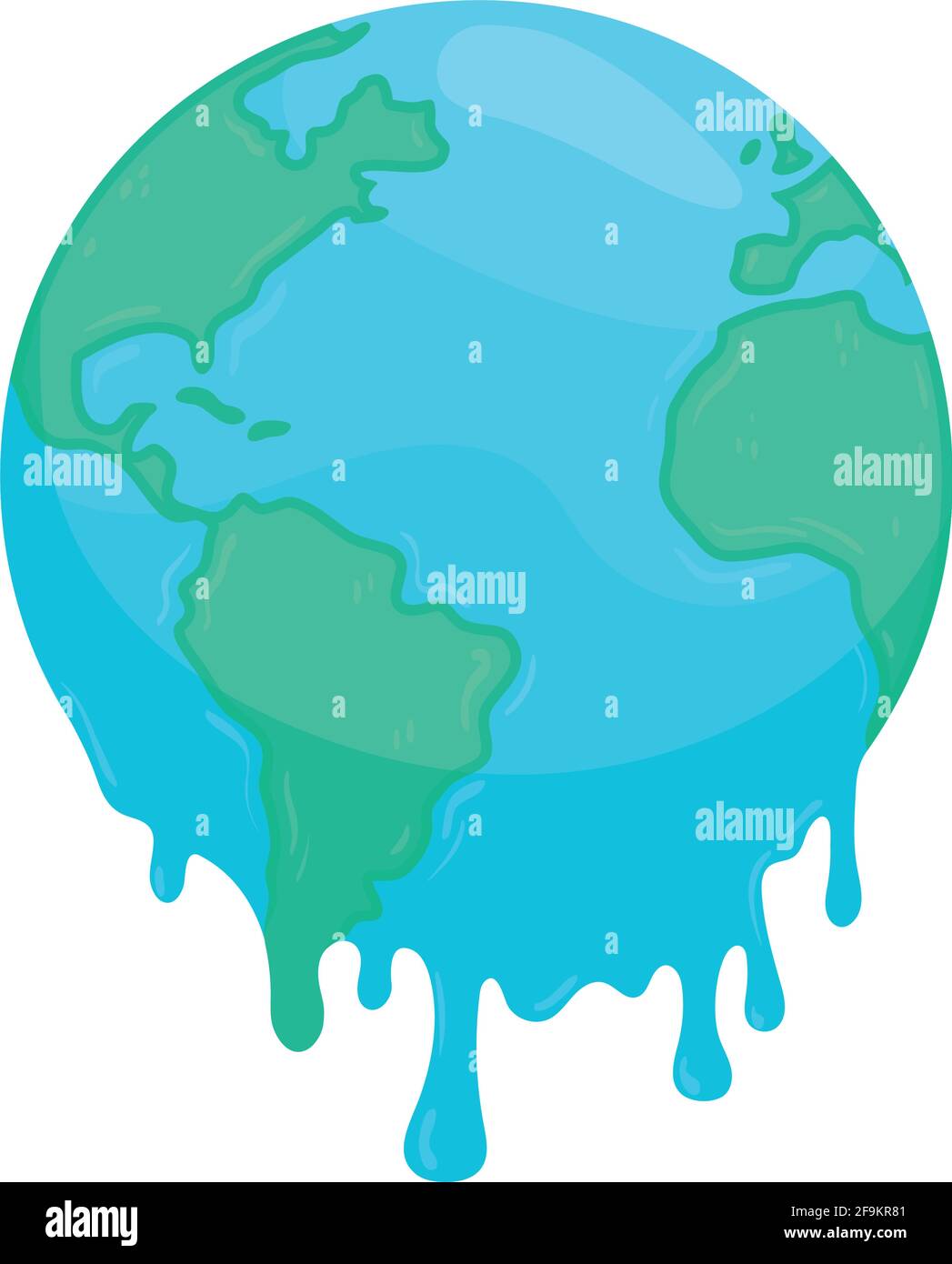 melting earth, global warming isolated Stock Vector Image & Art - Alamy