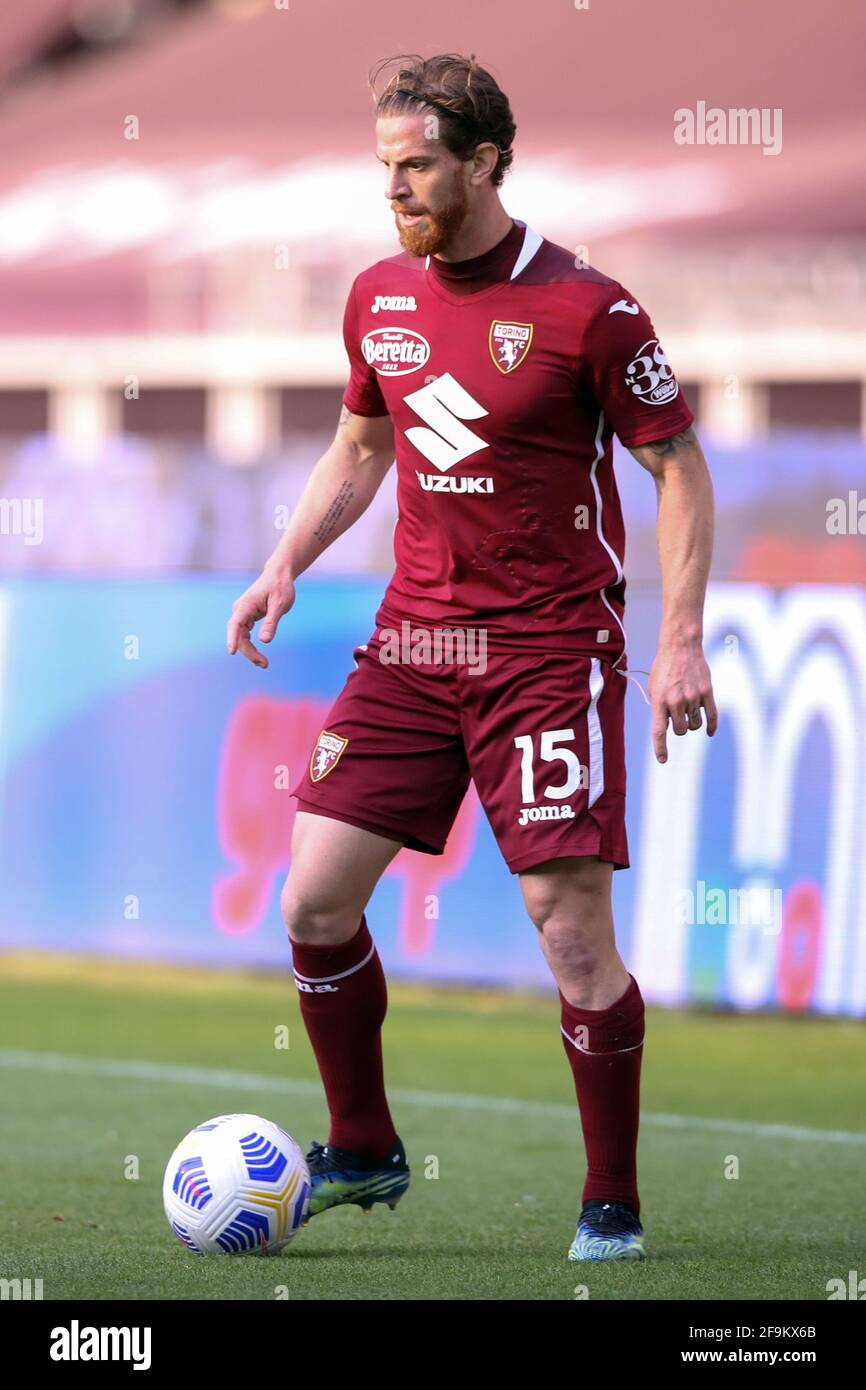 Turin, Italy, 18th April 2021. Cristian Ansaldi of Torino FC during the ...
