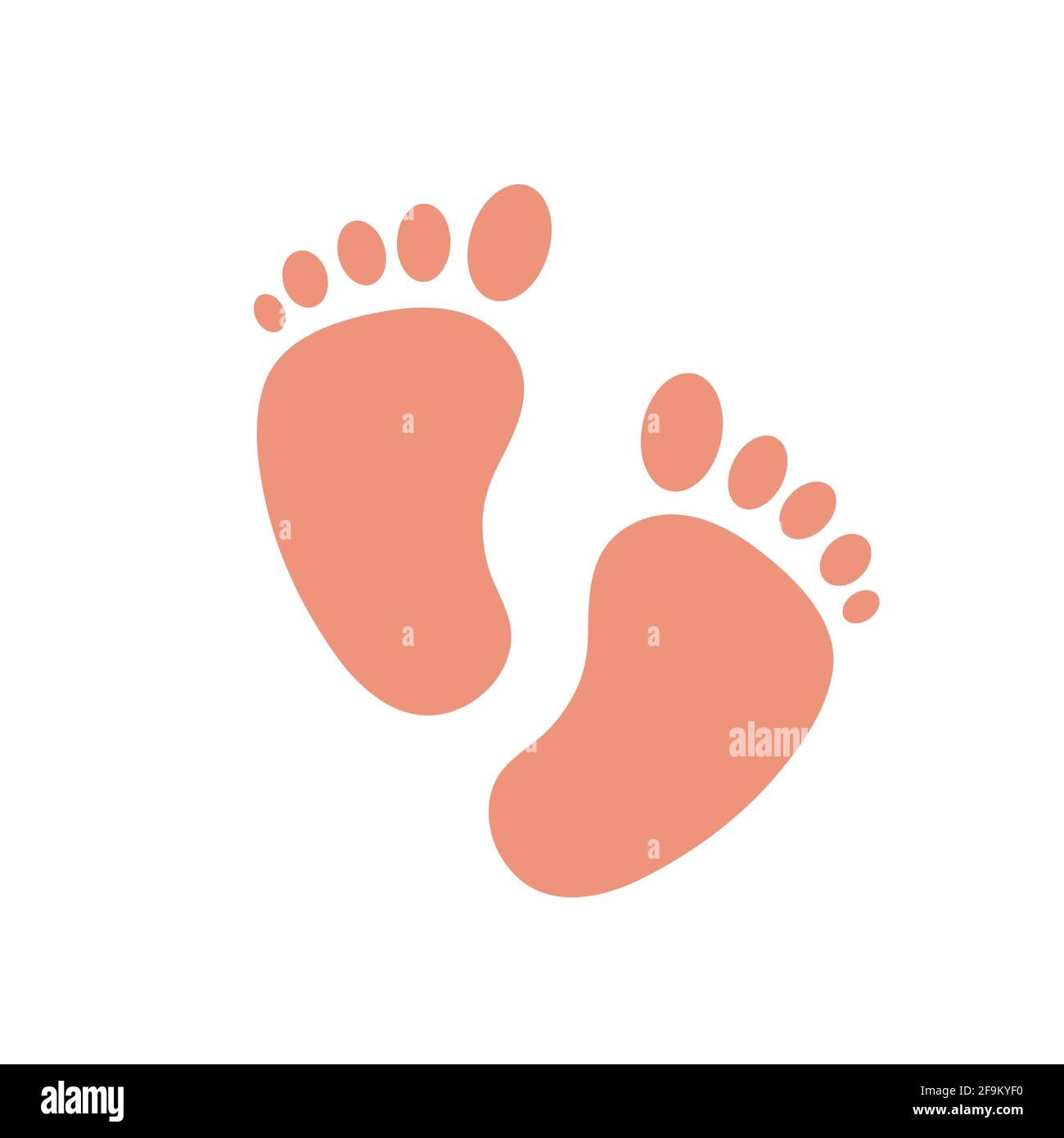 baby foot print clip art free