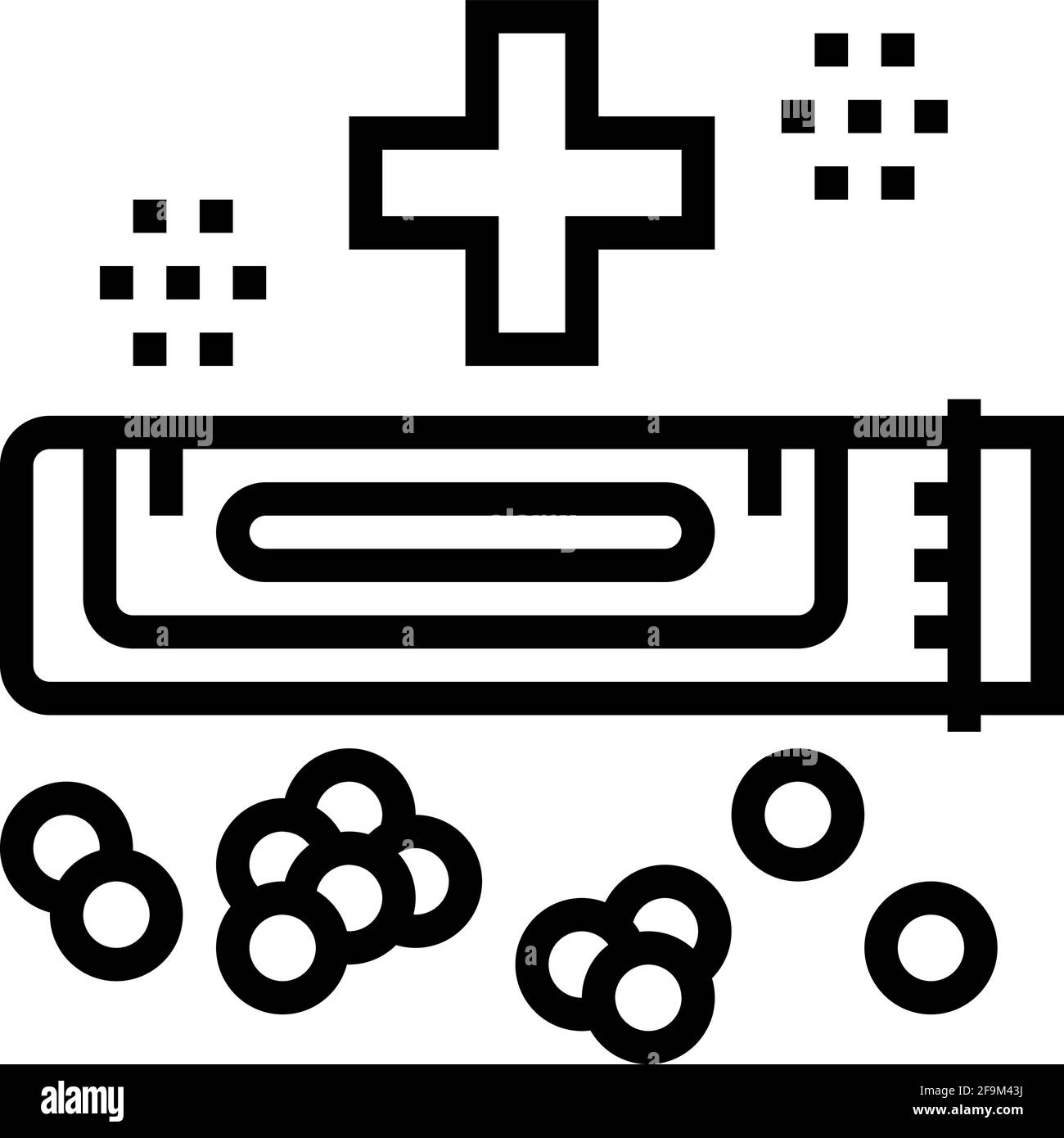 medical drug homeopathy line icon vector illustration Stock Vector ...
