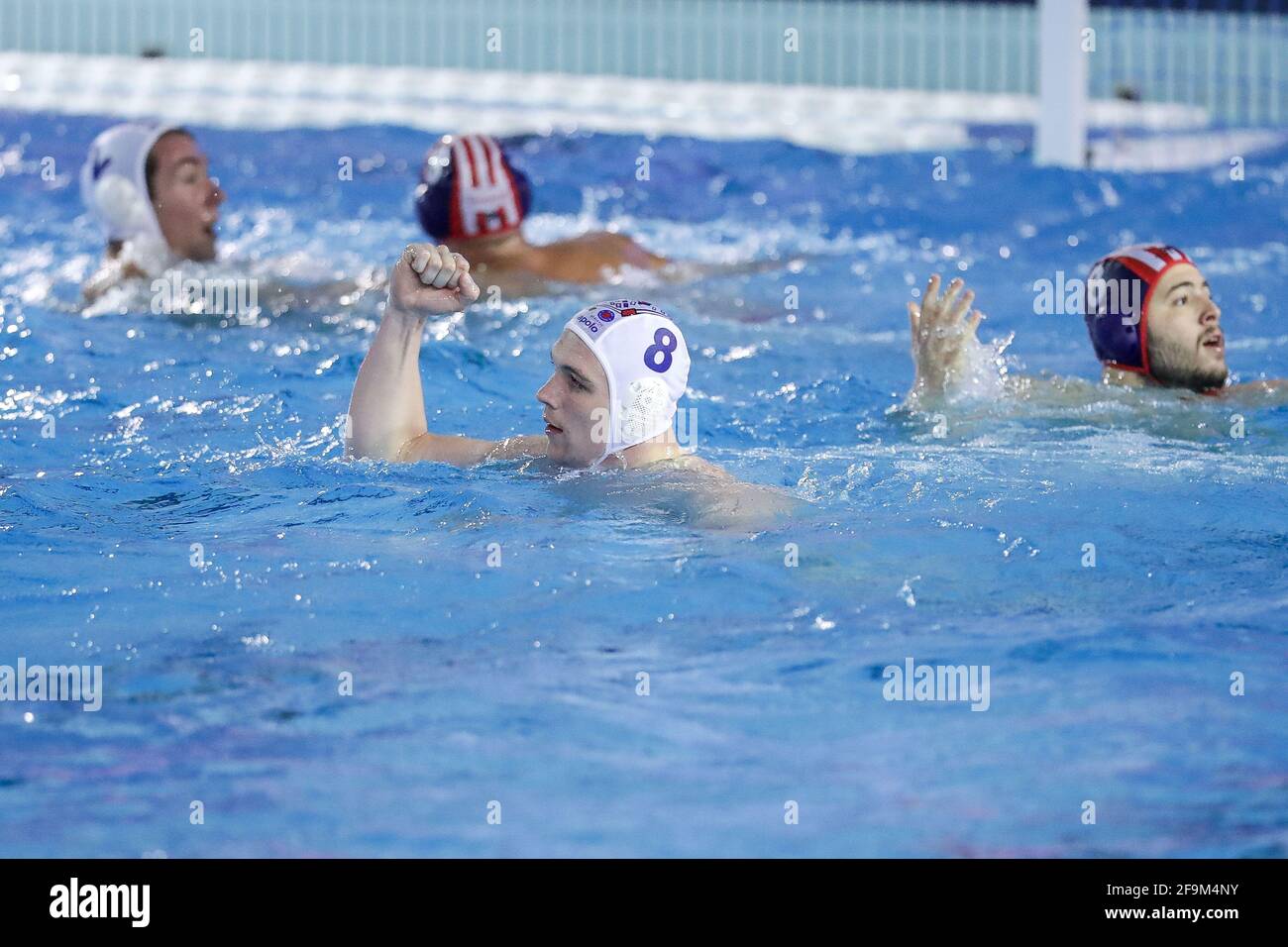 Federal Center pool, Rome, Italy, 19 Apr 2021, exultation Danill ...