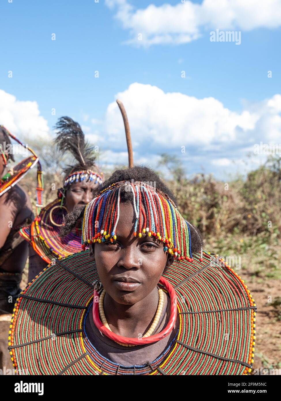Native Women In Traditional Garb Posing In Village The Pokot People Also Spelled Pökoot Live 