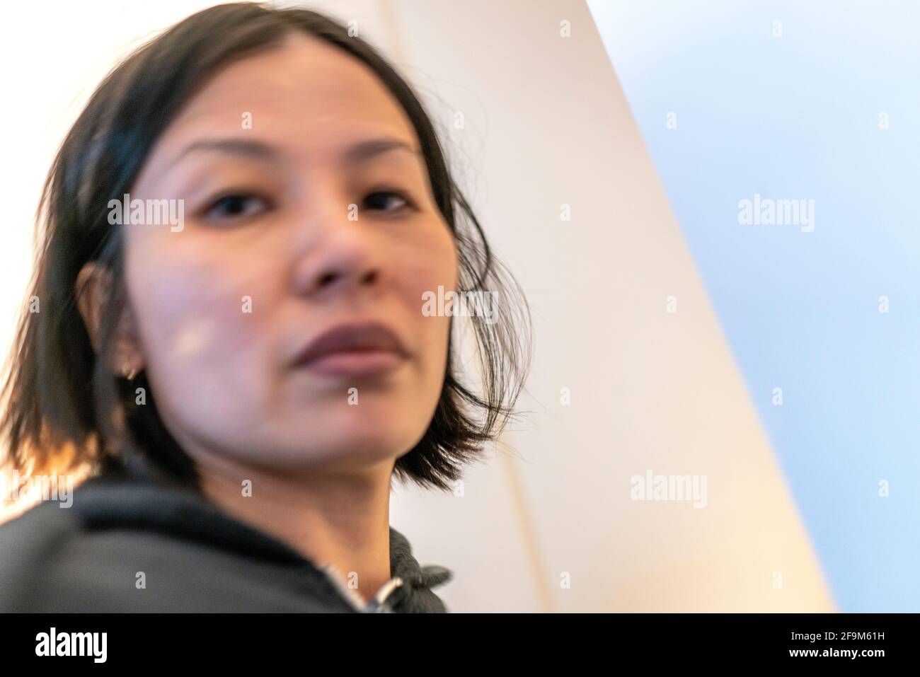 Chinese female face hi-res stock photography and images - Alamy