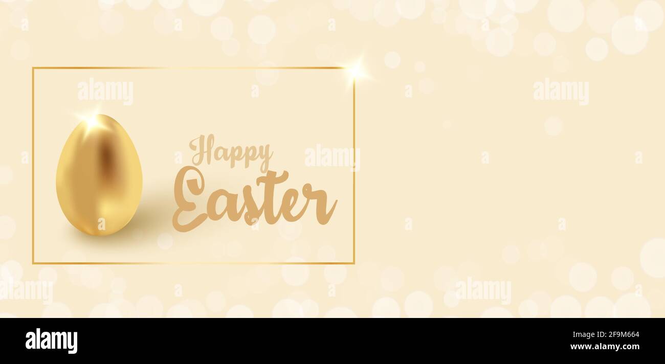 Easter Greeting Card Background With Spring Flowers And Tree Branches In Light Pastel Turquoise Color Festive Design For Greeting Cards Stock Vector Image Art Alamy