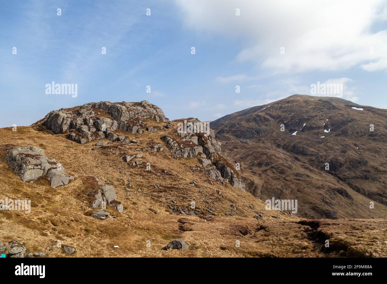 Looking towards the Munro Stùc a' Chròin from the ridge to Beinn Each ...