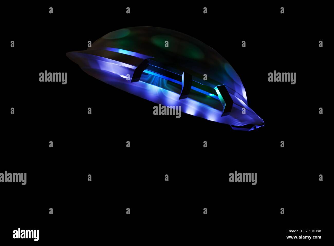 UFO. Unidentified flying object. Stock Photo