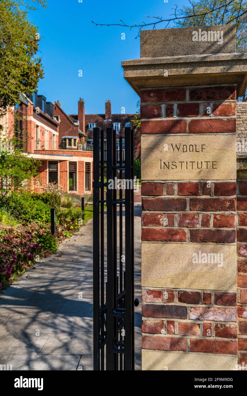 Woolf Institute Cambidge. Woolf Institute of Abrahamic Faiths & Faraday Institute for Science and Religion, Westminster College site Cambridge. Stock Photo