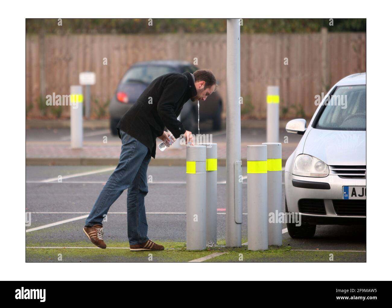 Simon Usborne in a driving simulator the morning after a night of heavy