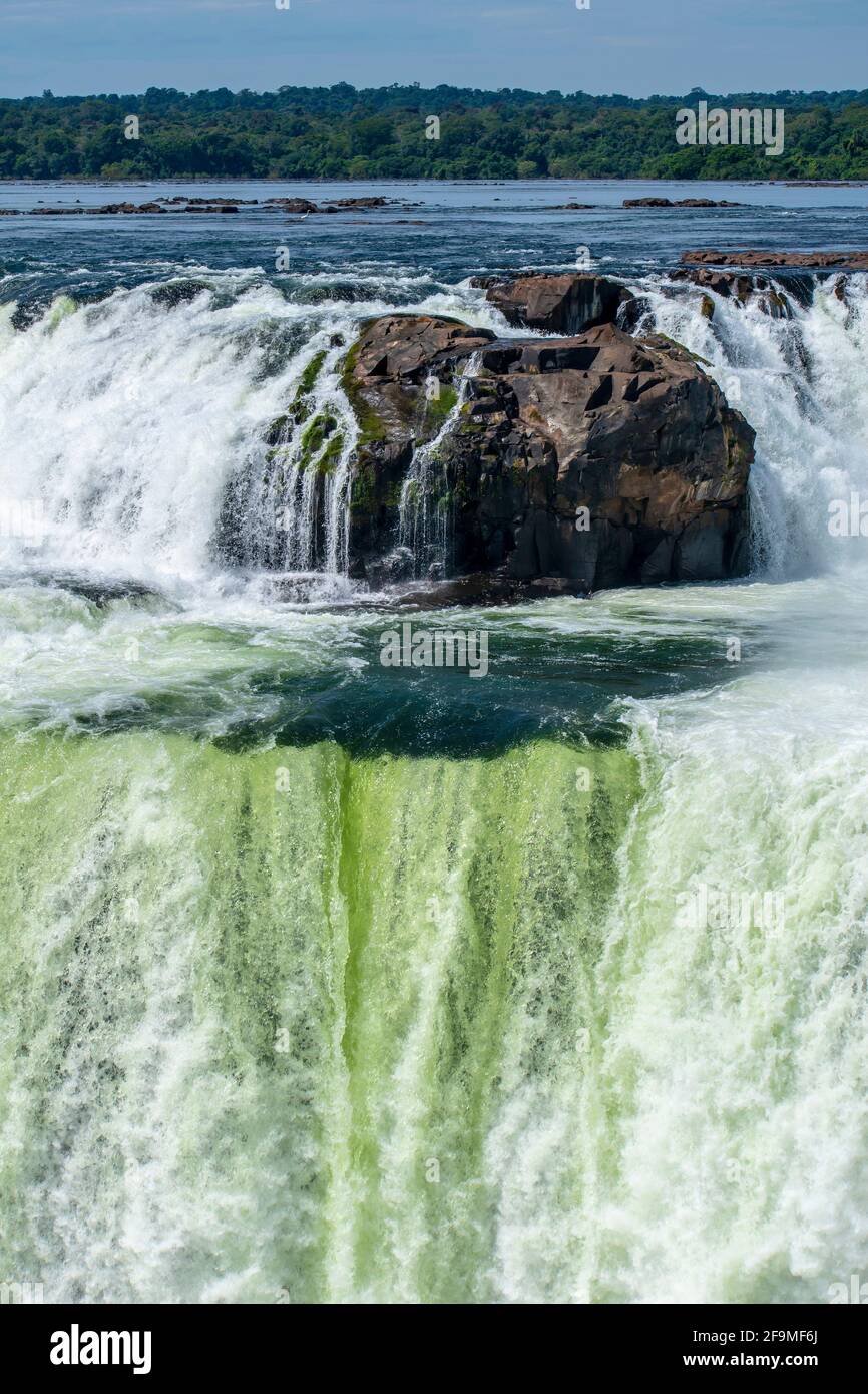 Devil's Throat, Iguazu Falls, Misiones, Argentina. Stock Photo