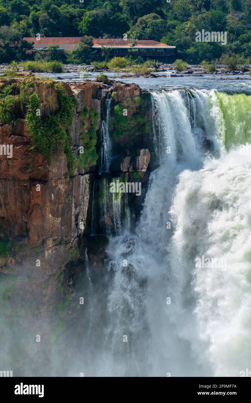 Devil's Throat, Iguazu Falls, Misiones, Argentina. Stock Photo