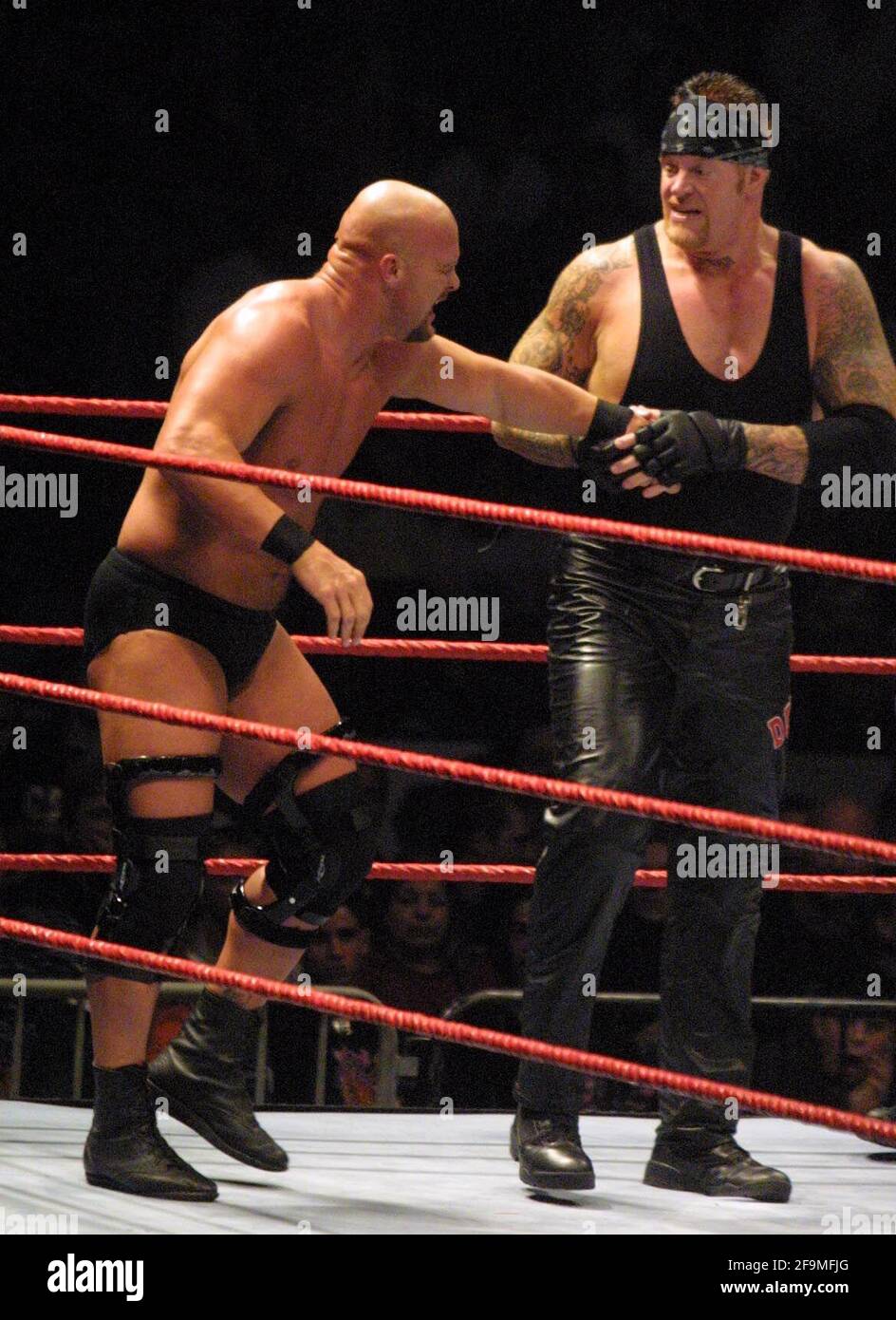 Undertaker Stone Cold Steve Austin 2002 By John Barrett/PHOTOlink Stock ...