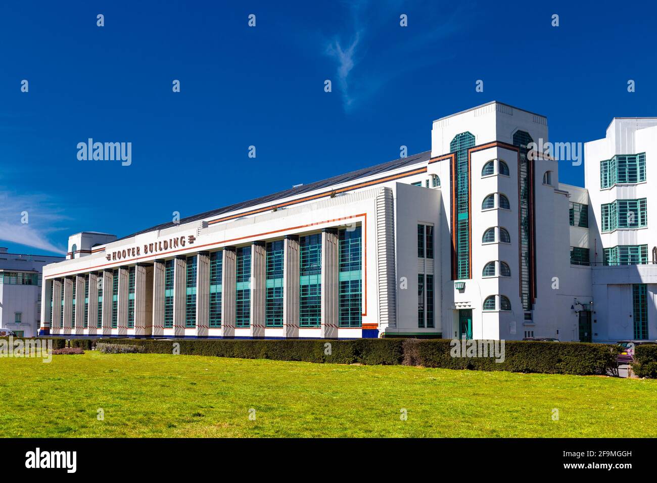 Art deco Hoover Building, former headquarters of The Hoover Company in Perivale, London, UK Stock Photo