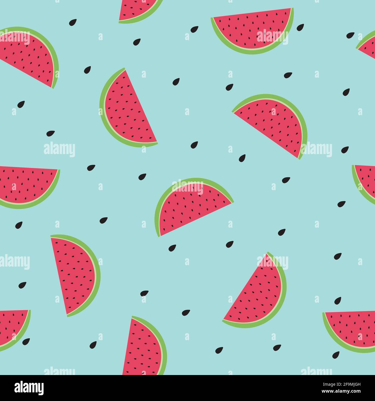Cute fruity seamless pattern Vector illustration Stock Vector