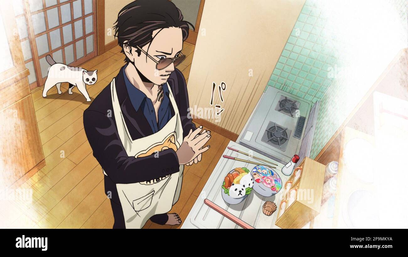 THE WAY OF THE HOUSEHUSBAND, (aka GOKUSHUFUDO), from left Gin