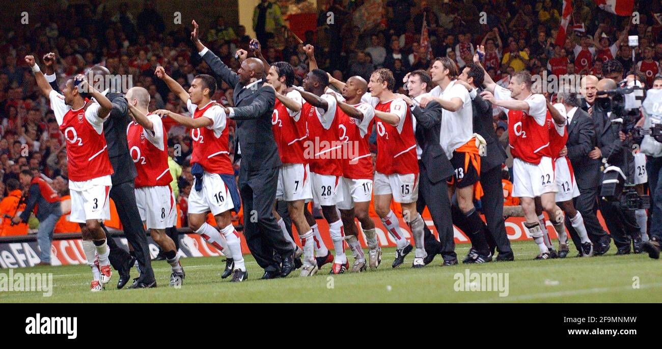FA CUP FINAL ARSENAL V SOUTHAMPTON AT THE MELLENNIUM STADIUM
