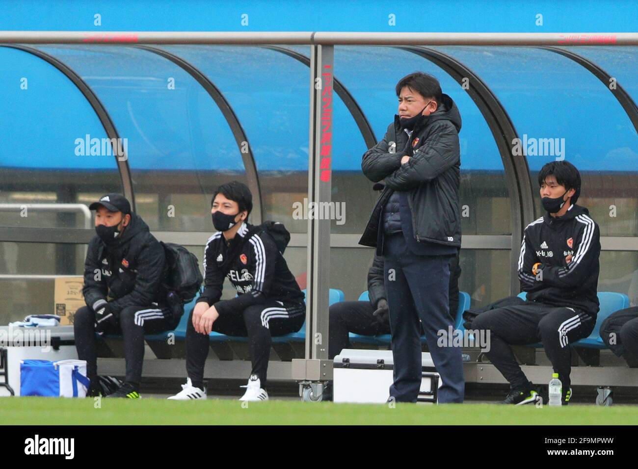 Kanagawa Japan 17th Apr 21 Makoto Teguramori Head Coach Vegalta April 17 21 Football Soccer 21 J1 League Match Between Yokohama Fc 2 2 Vegalta Sendai At Nippatsu Mitsuzawa Stadium In Kanagawa