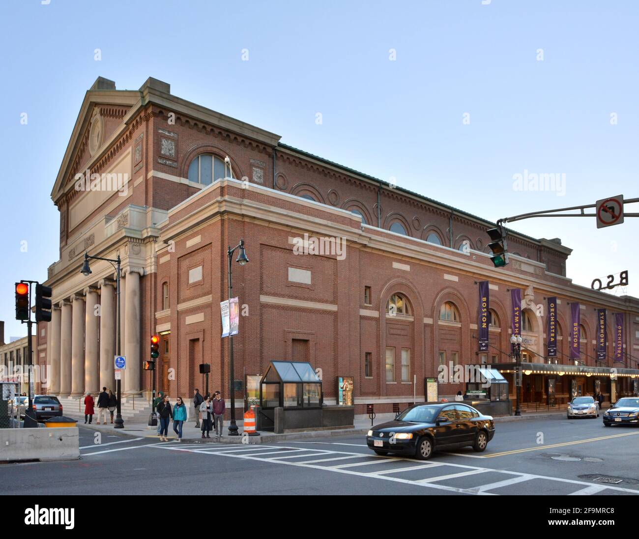Boston Symphony Hall,seat of the Boston Symphony Orchestra Stock Photo