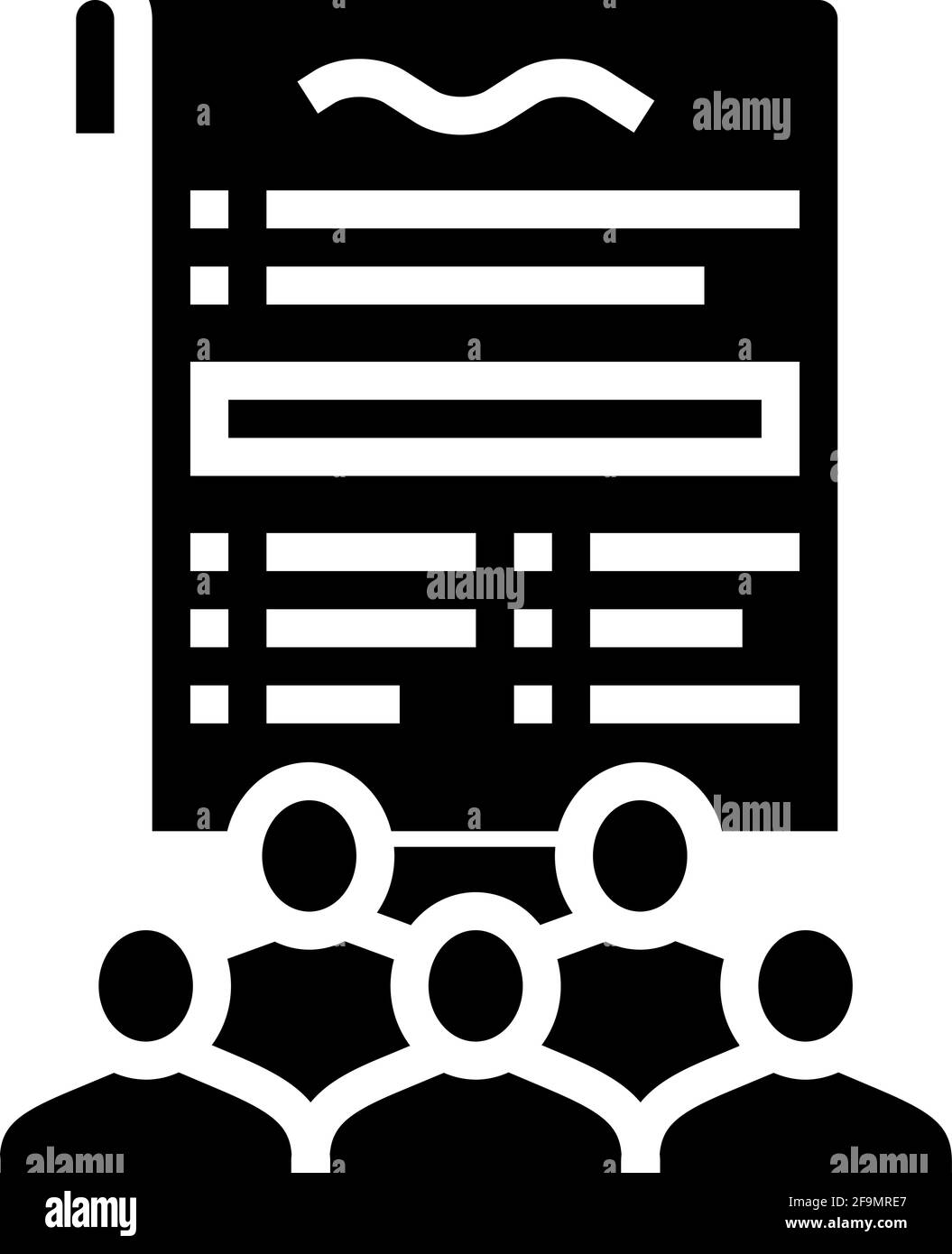 social norms law dictionary glyph icon vector illustration Stock Vector ...