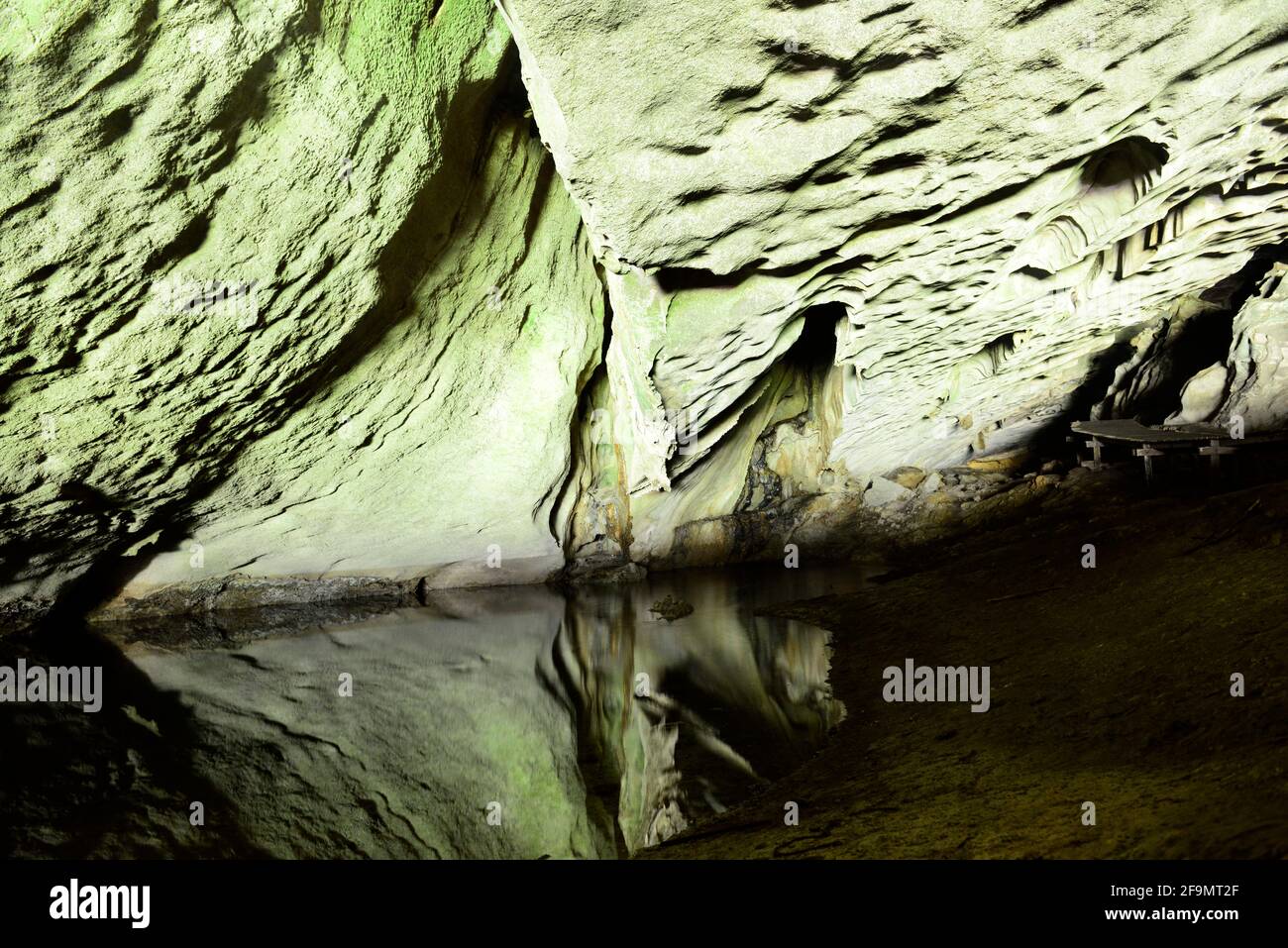 The massive and beautiful Niah cave in Sarawak, Malaysia. Stock Photo