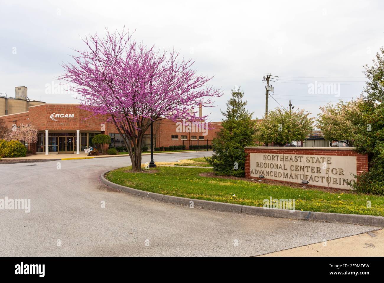 KINGSPORT, TN, USA--8 APRIL 2021: Northeast State Regional Center for Advanced Manufacturing, RCAM. Stock Photo
