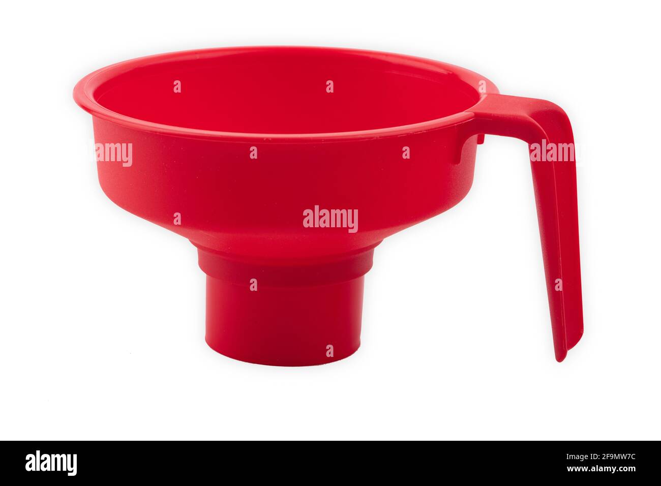 Red Funnel in Household isolated on white background Stock Photo Alamy
