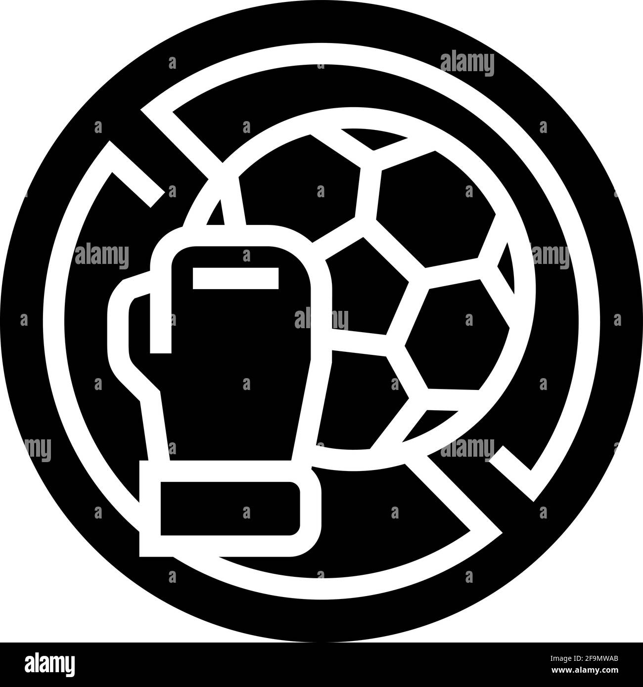 contraindicated sport exercises glyph icon vector illustration Stock ...