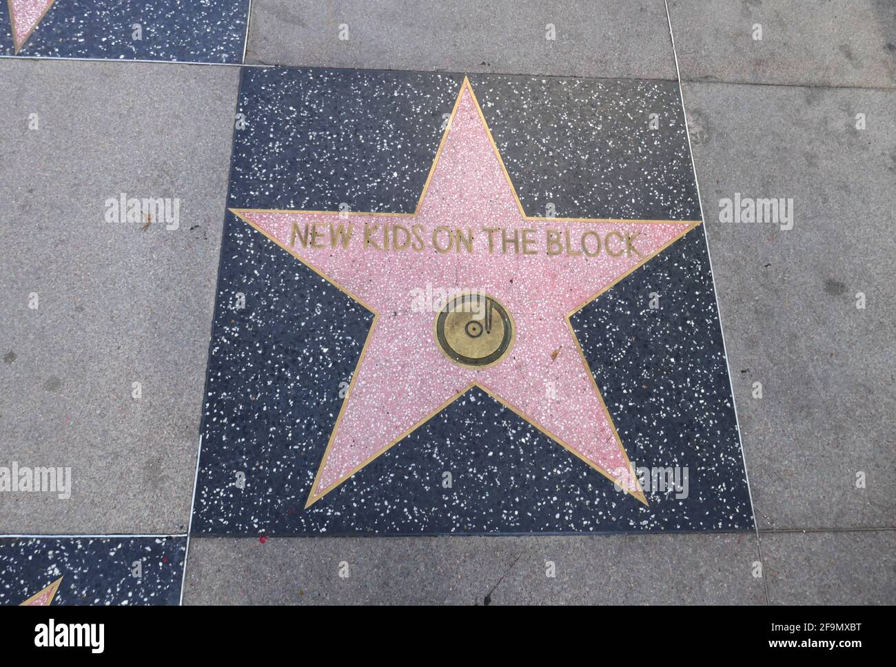 Hollywood, California, USA 17th April 2021 A general view of atmosphere of New Kids on the Block Star on the Hollywood Walk of Fame on April 17, 2021 in Hollywood, California, USA. Photo by Barry King/Alamy Stock Photo Stock Photo