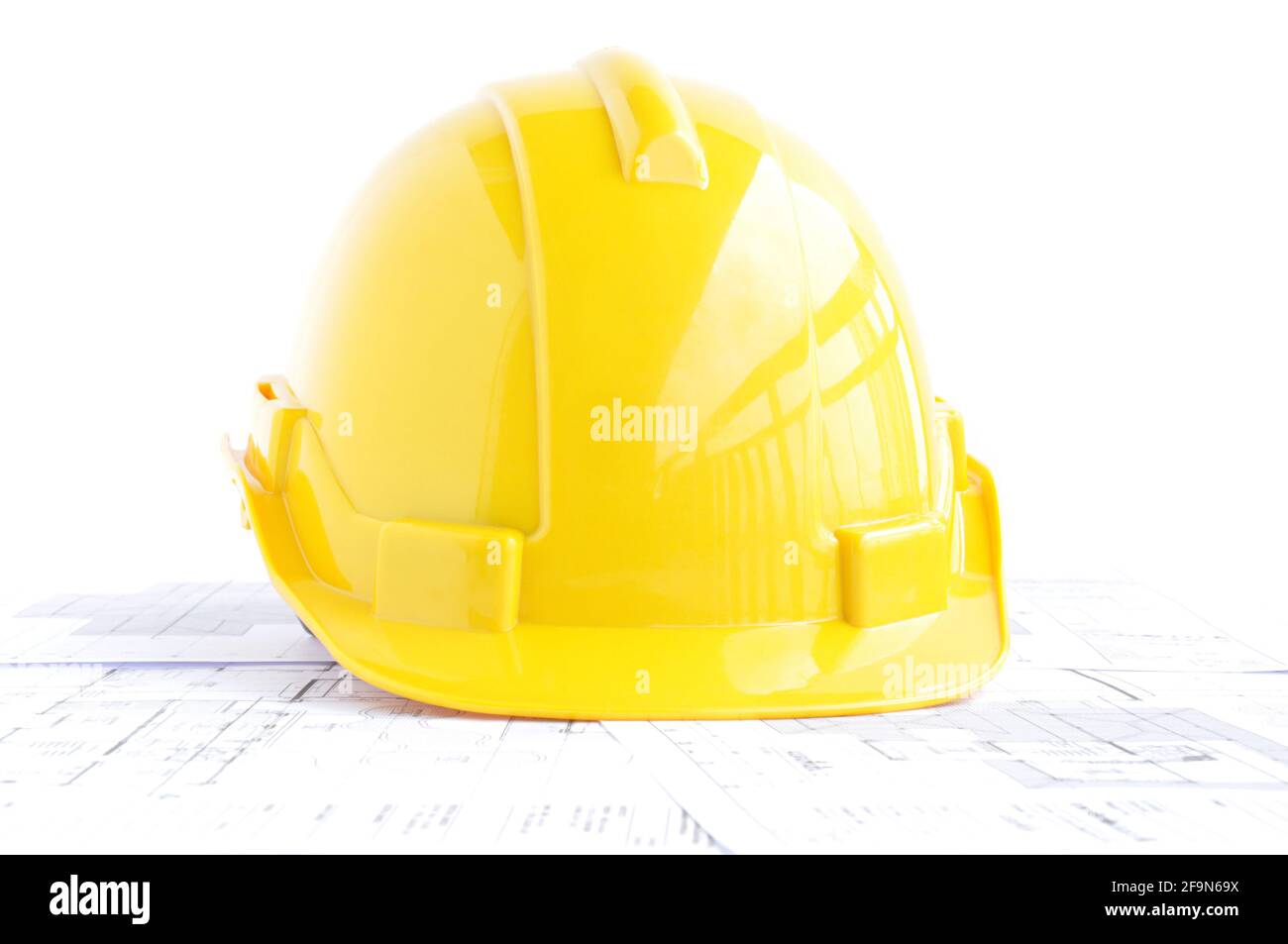 Hard hat for engineers, architects & industrial workers Stock Photo Alamy