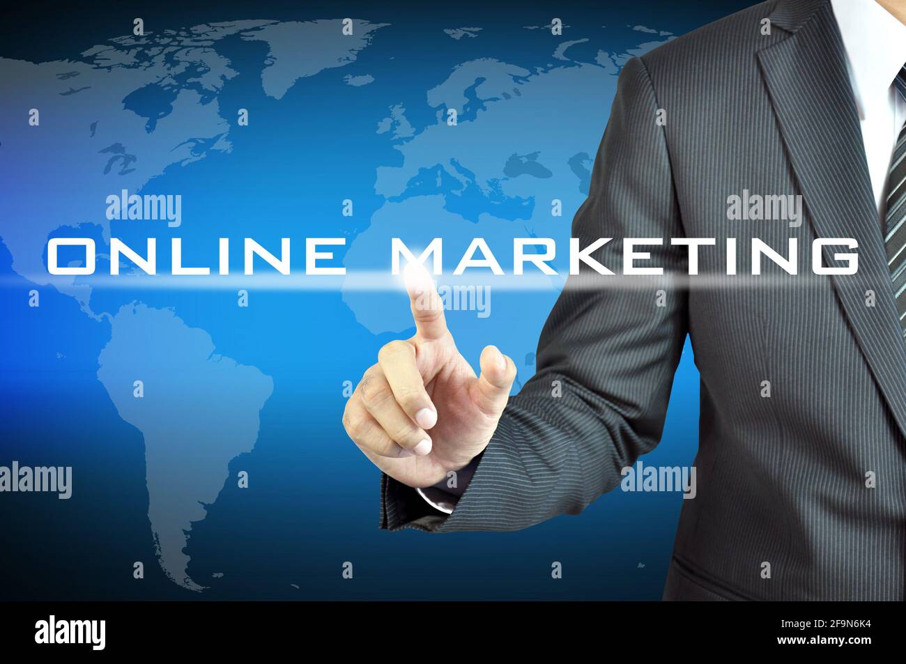 online marketing Stock Photo