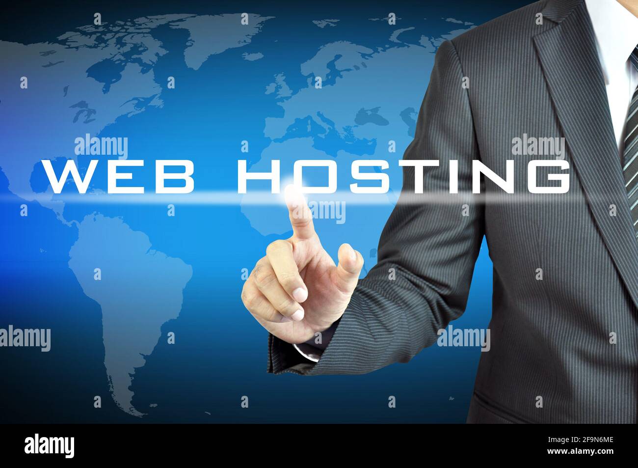 web hosting Stock Photo