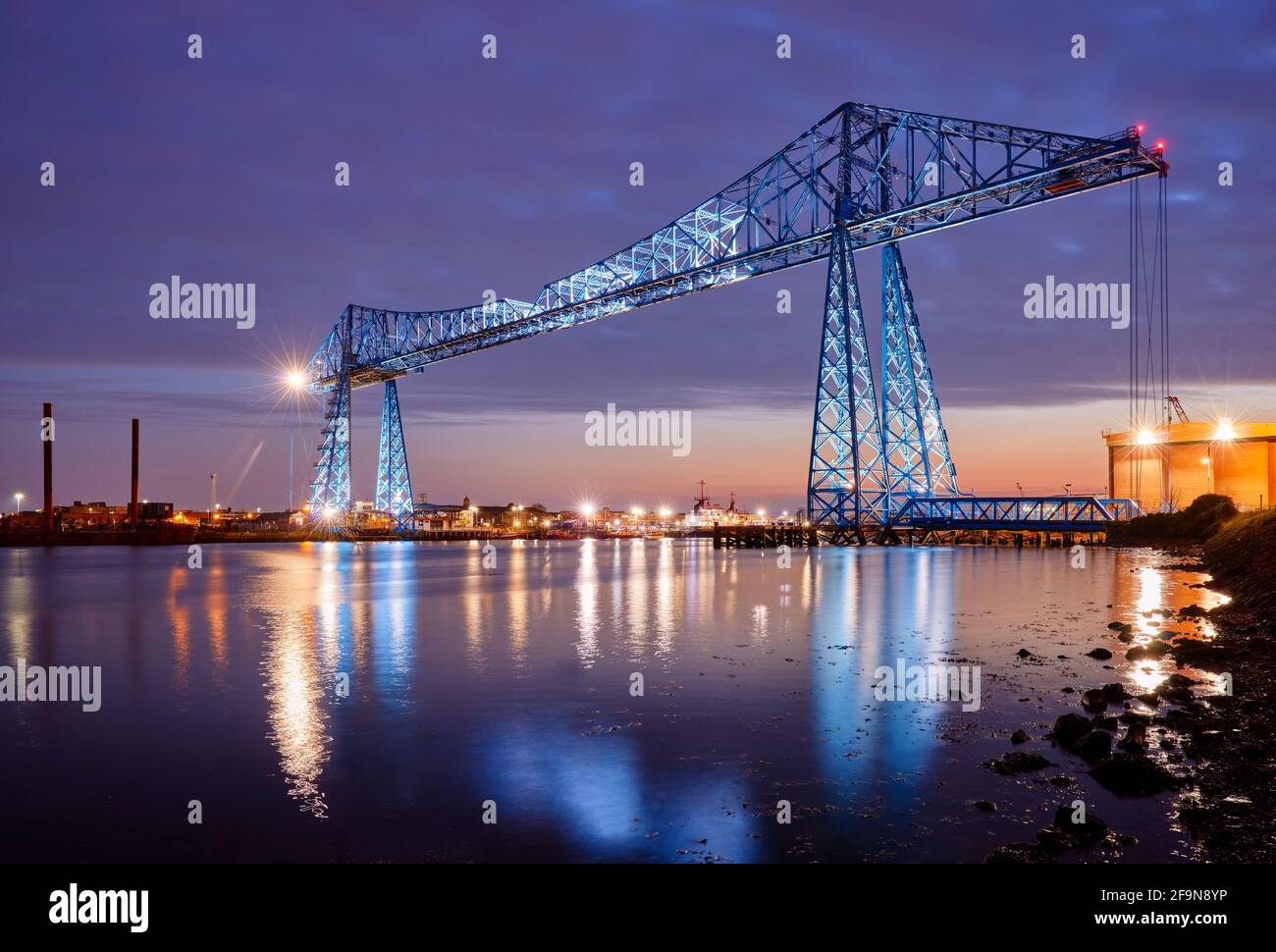 Transporter Bridge, Middlesbrough Stock Photo