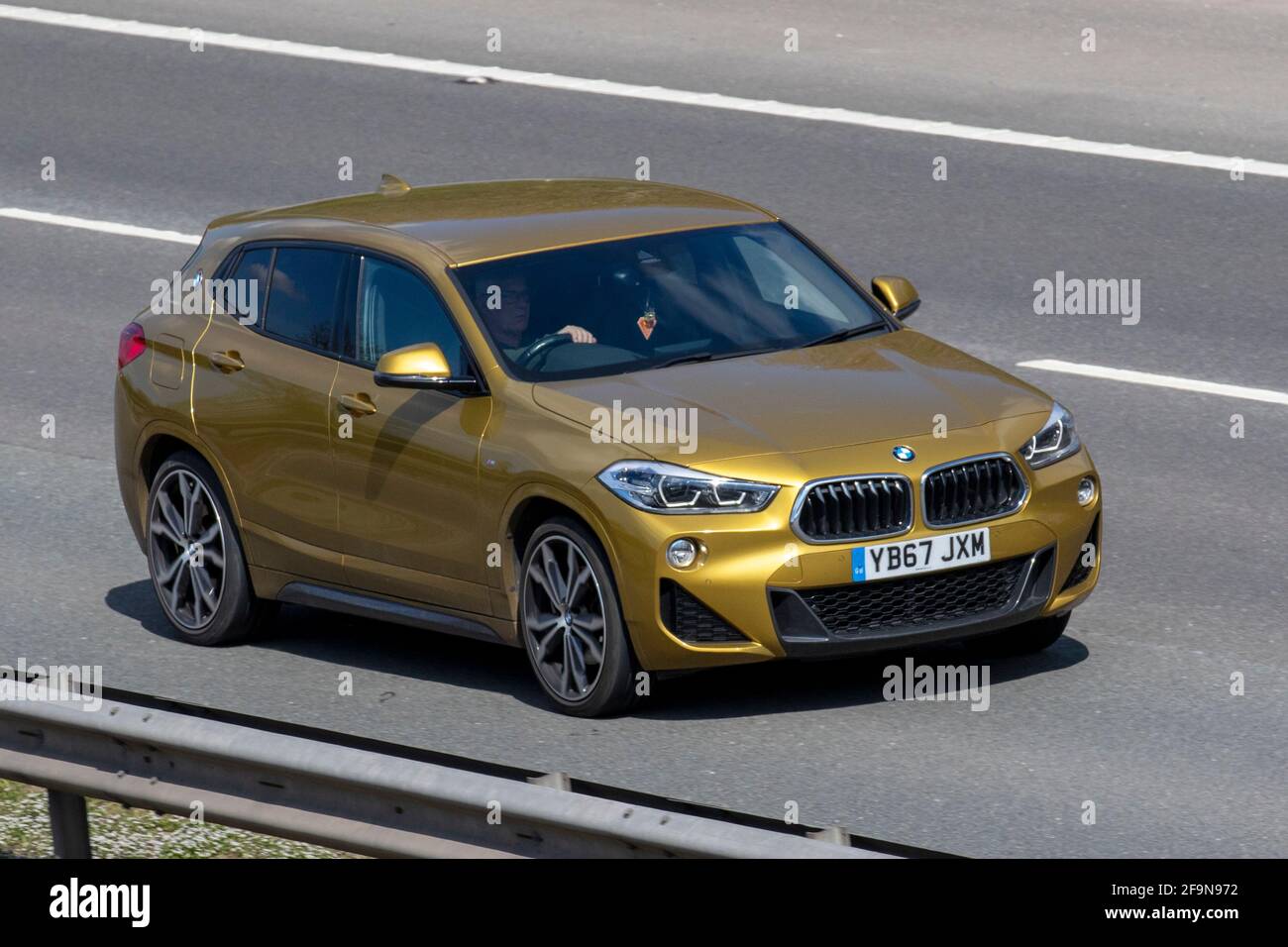2018 gold bmw x2 xdrive20d m sport hi-res stock photography and images -  Alamy