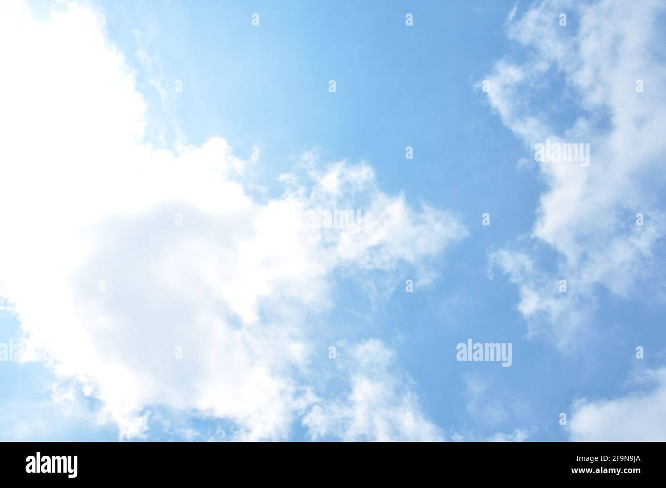 Azure sky with scattered cloud hi-res stock photography and images - Alamy