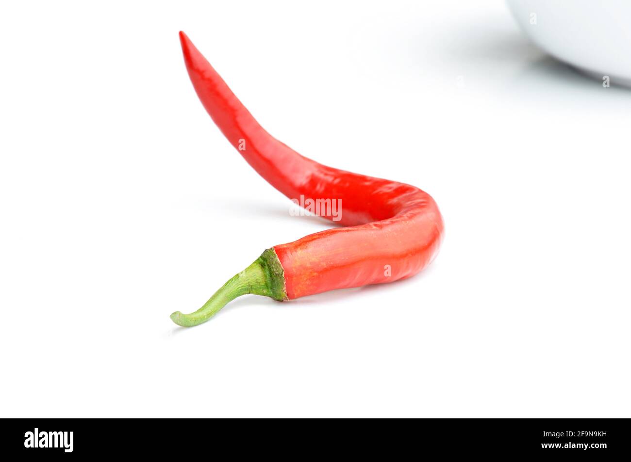 Red Thai chilli - one of important ingredient of Thai food Stock Photo