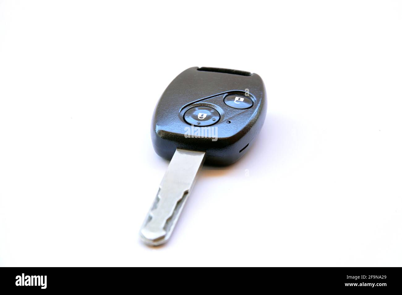 Remote control car key - isolated on white background Stock Photo
