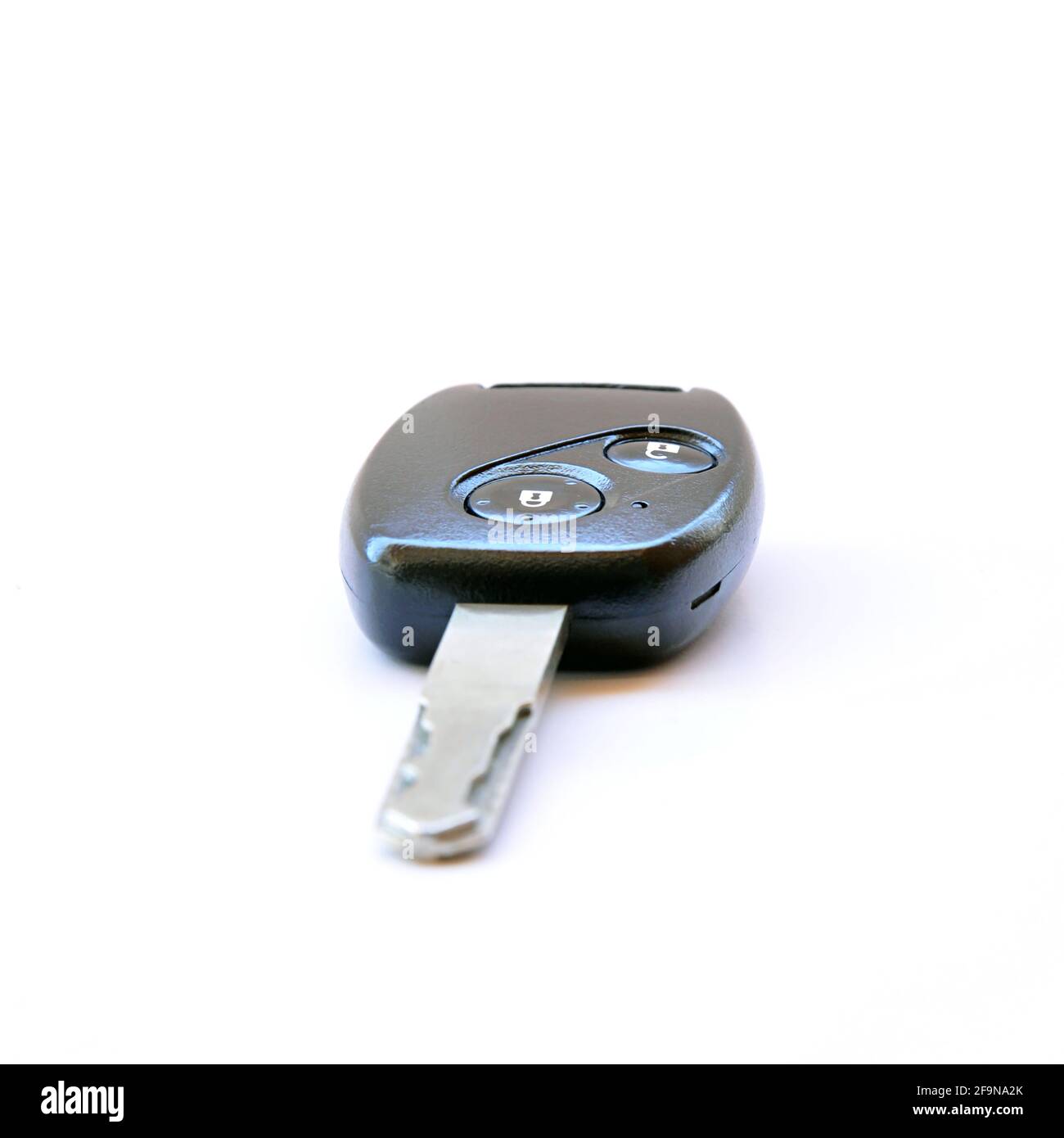 Remote control car key - isolated on white background Stock Photo