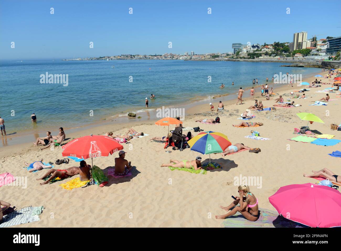 The beautiful beaches between Estoril and Cascais west of Lisbon