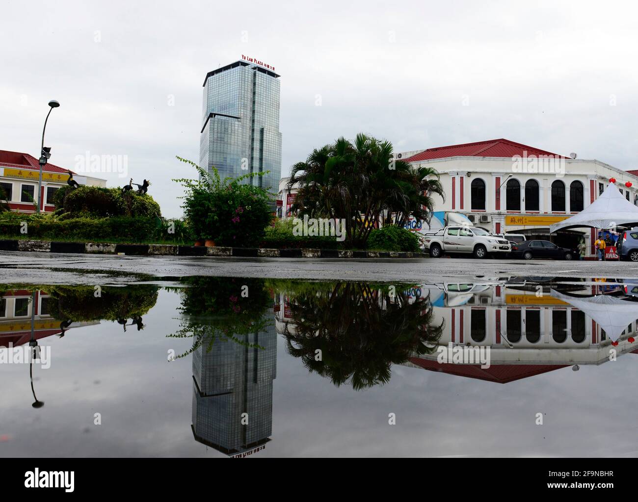 Yu Lan Plaza in Miri, Malaysia. Stock Photo