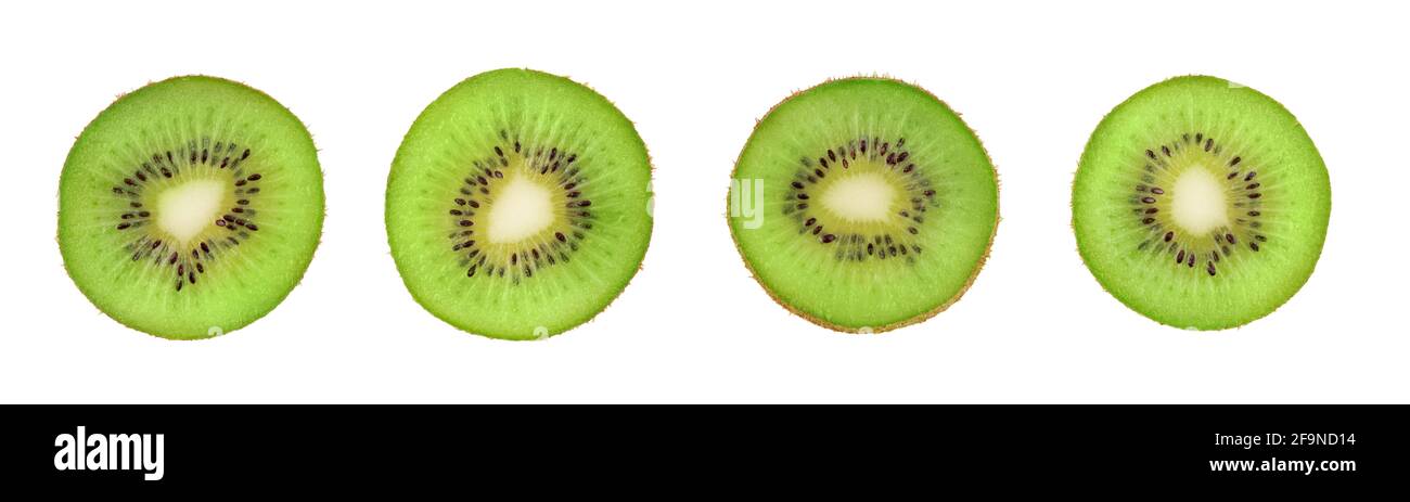 Half kiwi fruit isolated hi-res stock photography and images - Alamy