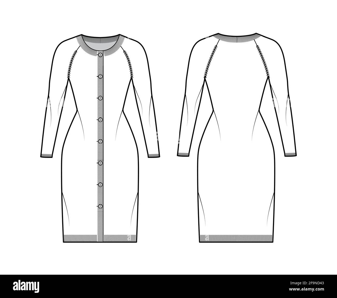 long knee length cardigan sweater