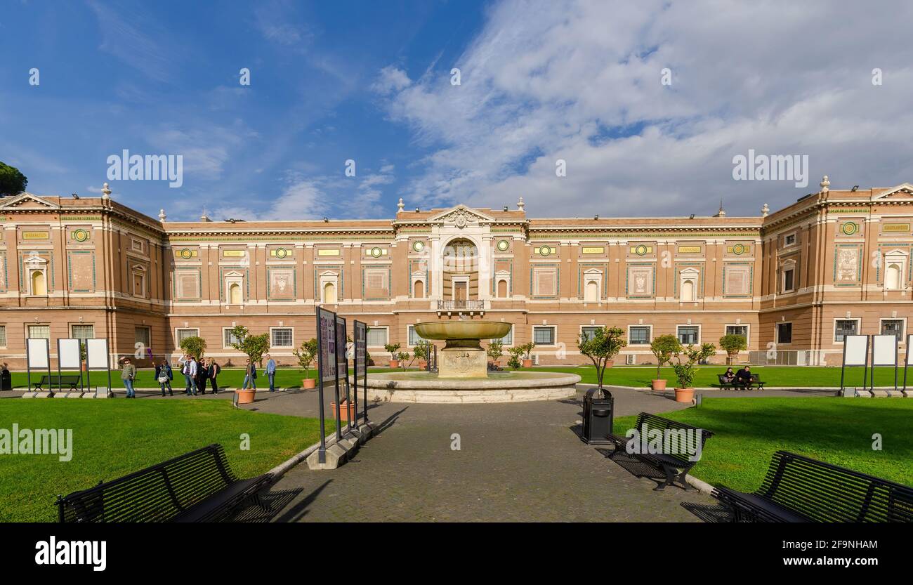 Vatican City, Rome, Italy. The Vatican museum Stock Photo