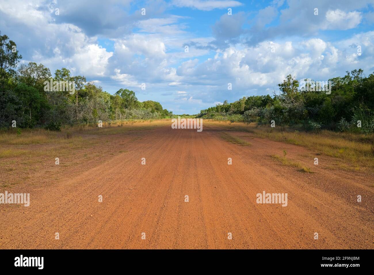Outback airstrip on Crab Claw Island in the Northern Territory of Australia Stock Photo