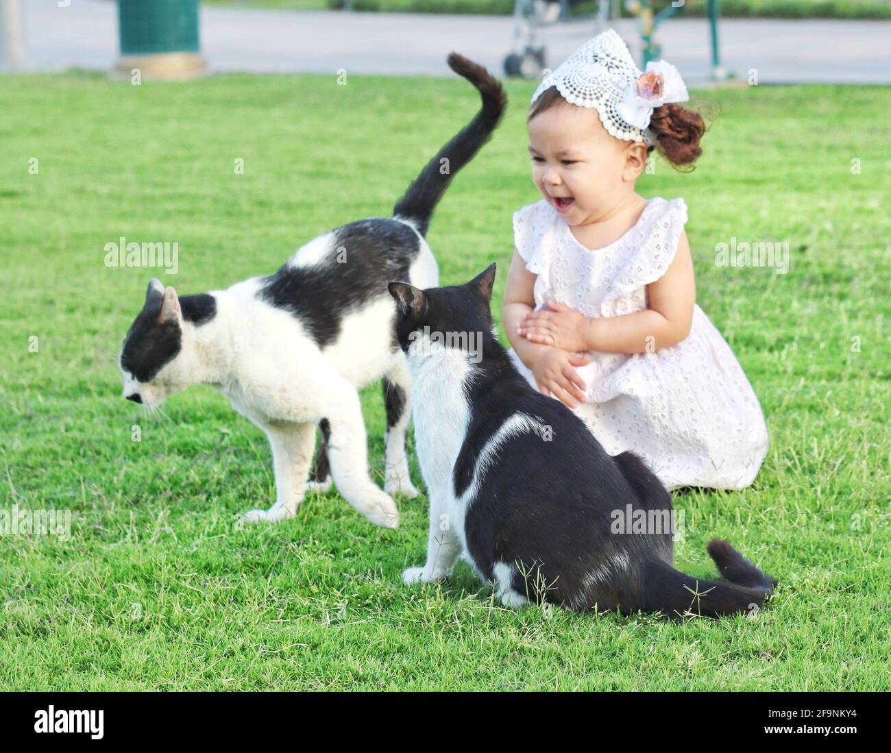 Pictures Of An One Year Old Baby Girl Stock Photo Alamy